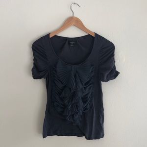Anthropologie Deletta Ruffle Front Top